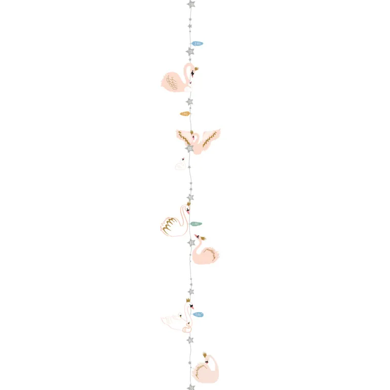 Mimi Lou Wall Sticker, Height Chart - Swans