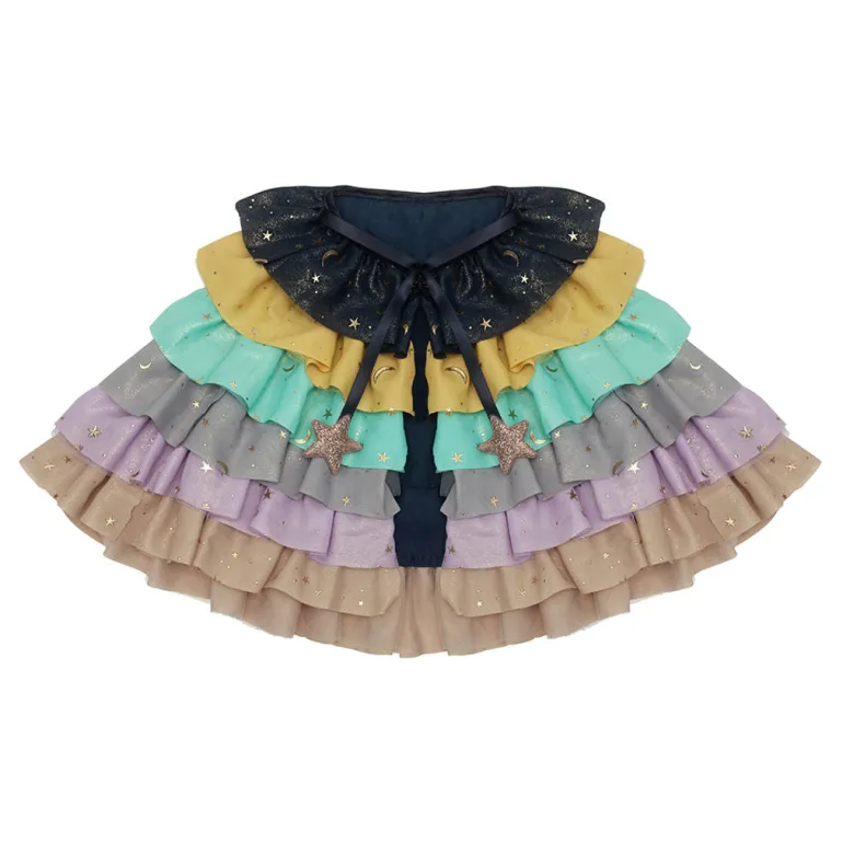Mimi & Lula - Cape - Rainbow Ruffle