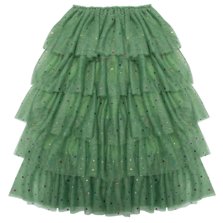 Mimi & Lula, Dress-Up Costume, Tulle Skirt - Long Christmas Tree