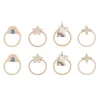 Mimi & Lula Hair Accessories, 8 Hair Ties - Mini Unicorn Celeste