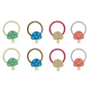 Mimi & Lula Hair Accessories, Set of 8 Hair Elastics – Mini Toadstool Mushroom Village