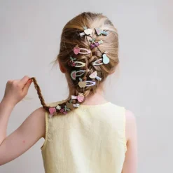 Mimi & Lula 5 Hair Clips, Fruit Salad Mini Snap Clips