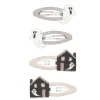 Mimi & Lula - 4 Hair Clips - Haunted House Halloween