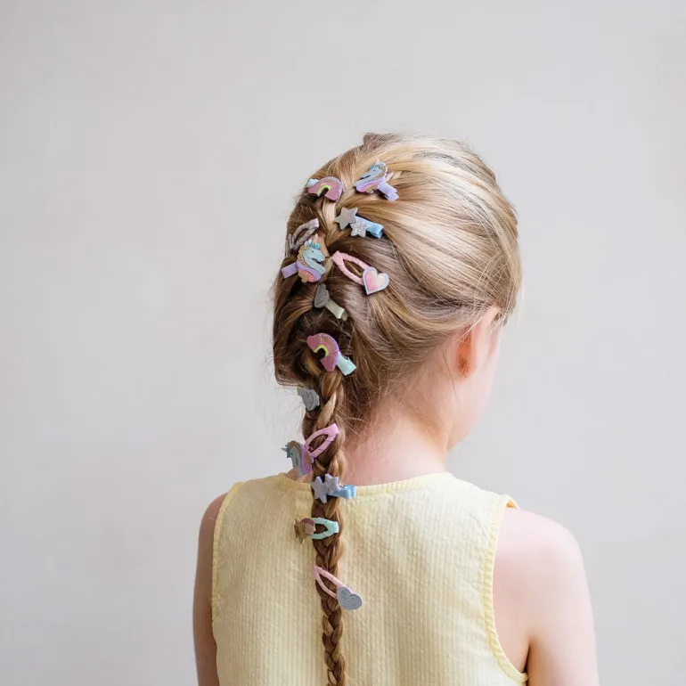 Mimi & Lula 5 Hair Clips, Mini Dreamy My Little Unicorn