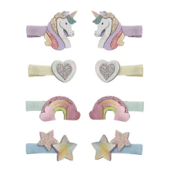 Mimi & Lula 8 Hair Clips, Mini Dreamy My Little Unicorn