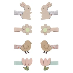 Mimi & Lula 8 Hair Clips, Mini Easter
