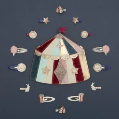 Mimi & Lula - 4 Hair Clips - Popcorn Circus