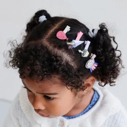 Mimi & Lula Hair Clips, Set of 8 - Birthday Theme Party Time
