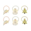 Mimi & Lula 6 Hair Elastics, Mini Angel Christmas