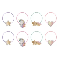 Mimi & Lula 8 Hair Elastics, Mini Dreamy My Little Unicorn