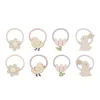 Mimi & Lula 8 Hair Elastics, Mini Easter