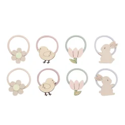 Mimi & Lula 8 Hair Elastics, Mini Easter