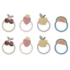 Mimi & Lula 8 Hair Elastics, Mini Fruit Salad Spring on the Farm