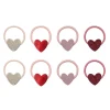 Mimi & Lula 8 Hair Elastics, Mini Heart Valentines