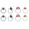 Mimi & Lula - 8 Hair Elastics - Mini Rainbow Dancing Queen