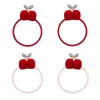 Mimi & Lula 4 Hair Elastics, Pom Pom Cherries Mon Cheri