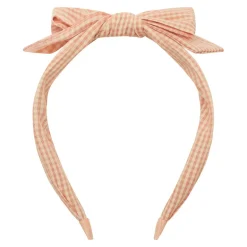 Mimi & Lula Headband, Gingham Peaches and Cream