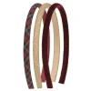 Mimi & Lula – 3 Headbands – Red Tartan Pony Pals