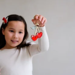 Mimi & Lula Keychain, Cherry Mon Cheri