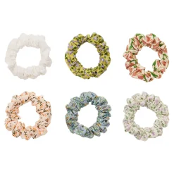 Mimi & Lula 6 Scrunchies, Floral Spring on the Farm