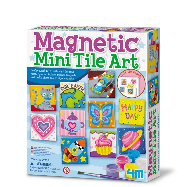 4M Magnetic Mini Tile Art, Tile Art Kit