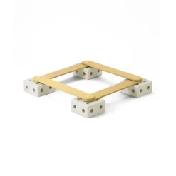 Modu Balance Track, Wooden and Foam Block Balancing Course - Sand Grey/ Honey Yellow