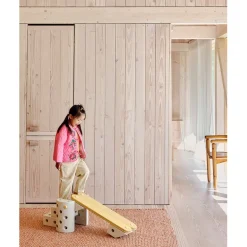 Modu Beams Wooden Balance Beams, Activity Toy - Sand Grey/Honey Yellow
