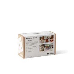 Modu foam building toy, Curiosity set, 14 pieces – Ocean mint/Forest green