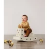 Modu Foam Building Toy, Curiosity Set, 14 Pieces - Sand Grey / Honey Yellow