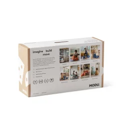 Modu Foam Building Toy, Dreamer Set, 34 Pieces - Ocean Mint/Forest Green