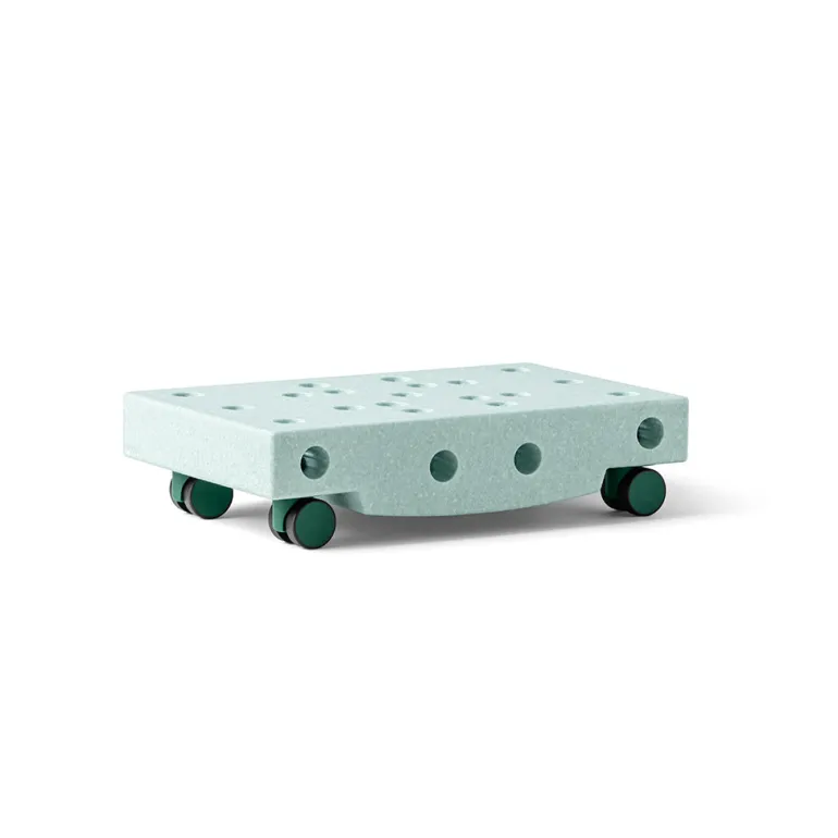 Modu Rolling Board, Foam Activity Toy, 5 Pieces - Ocean Mint/Forest Green