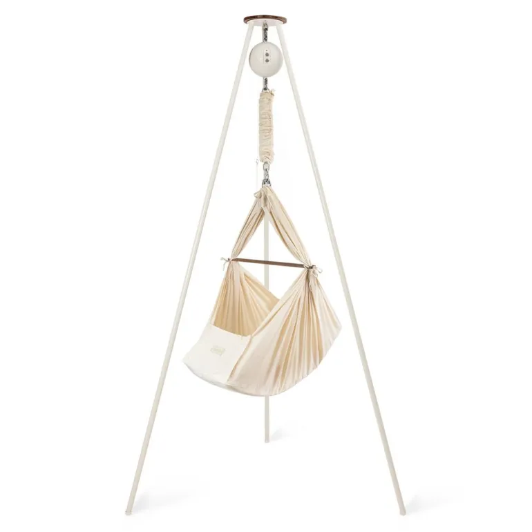 Moonboon Classic Bundle: Cradle Hammock with Connect Classic Motor and Stand - Nature