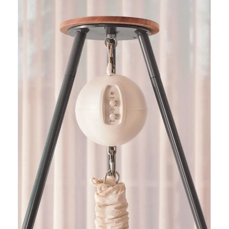 Moonboon Classic Bundle: Cradle Hammock with Connect Classic Motor and Stand - Nature