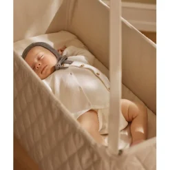 Moonboon Fitted Sheet for Cradle or Baby Hammock, Nature