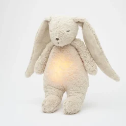 Moonie 2.0, Organic Humming Bunny with Pink Noise and Lamp - Sand
