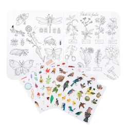 Moulin Roty Coloring and Sticker Book – Botaniker