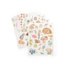 Moulin Roty Coloring Book with 230 Stickers, Les Rosalies