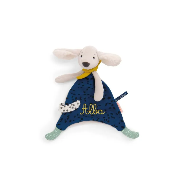 Moulin Roty Comforter, Dog Pilou - Puce & Pilou