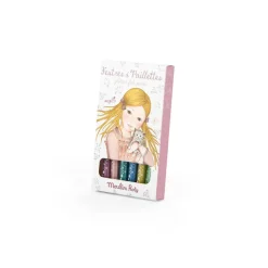 Moulin Roty Glitter Pens Set of 6 - Les Rosalies