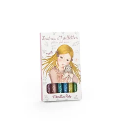 Moulin Roty Glitter Pens Set of 6 - Les Rosalies