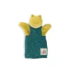 Moulin Roty Hand Puppet, Perlette the Frog - La Grande Famille