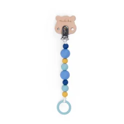 Moulin Roty, Pacifier Clip with Hamster - Puce & Pilou