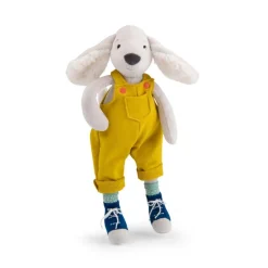 Moulin Roty Plush Toy, Pilou the Dog 37 cm - Puce & Pilou