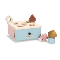 Moulin Roty Shape Sorting Box with Drawer, Après la Pluie