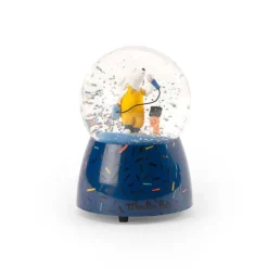Moulin Roty Snow Globe with Music, Dog Pilou - Puce & Pilou