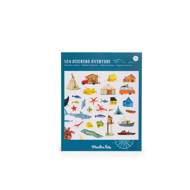 Moulin Roty - Stickers 133 pcs - Explorer