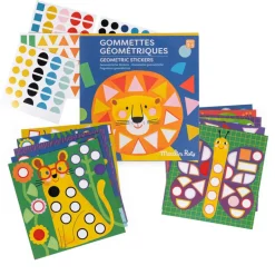 Moulin Roty - Stickers 300 pcs - Geometry - Les Toupitis