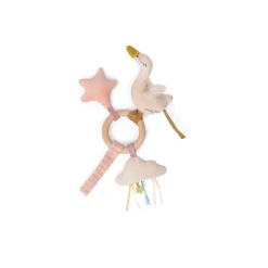 Moulin Roty Wooden Rattle, Swan - La Petite Ecole de Danse