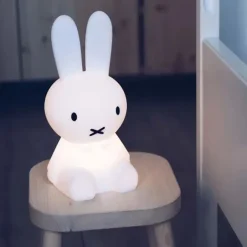 Mr Maria Miffy First Light, Night Lamp for Children, 30 cm - Bunny Lamp in Soft Silicone