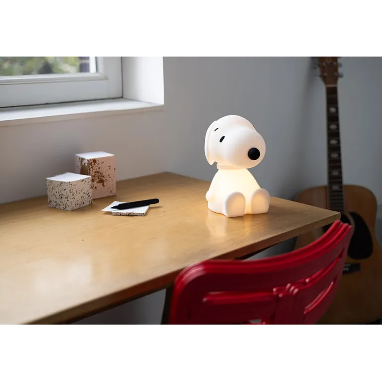 Mr Maria Snoopy First Light, night lamp for children, 22 cm